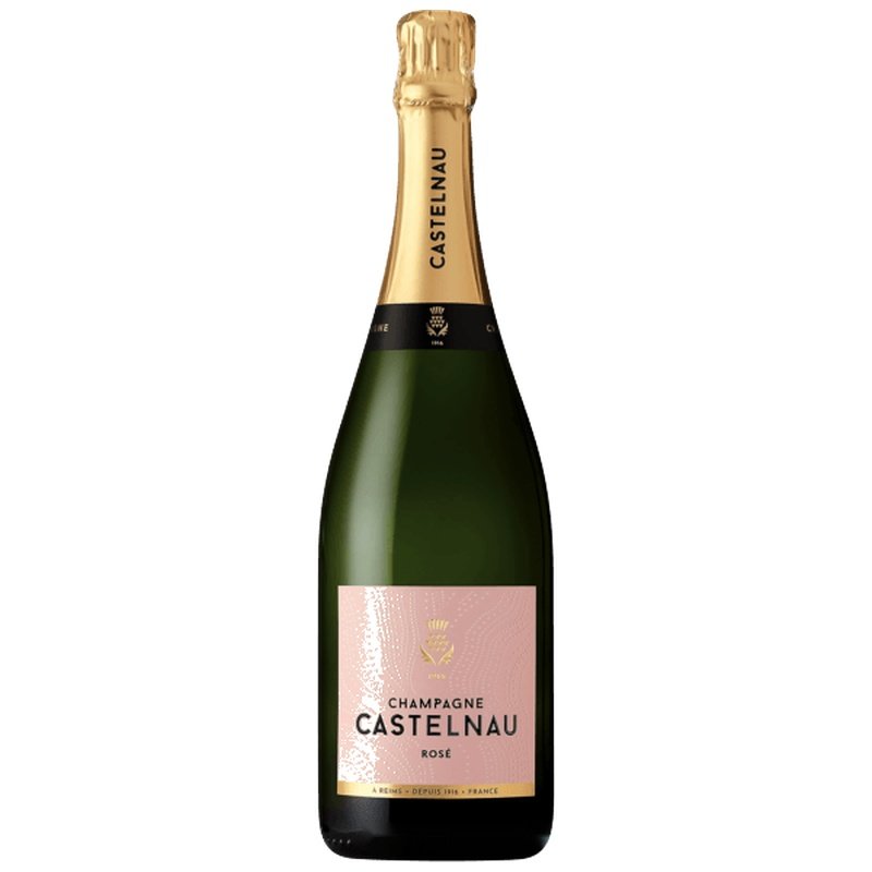 Castelnau Brut Rose - Champagne Rose - Red -
